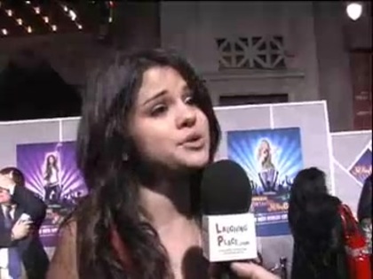 Selena Gomez at the Premiere for Hannah Montana Concert 351