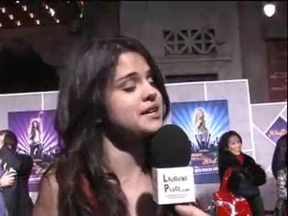 Selena Gomez at the Premiere for Hannah Montana Concert 356