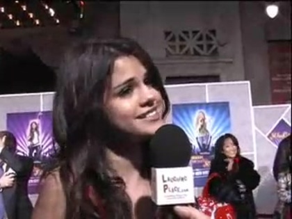 Selena Gomez at the Premiere for Hannah Montana Concert 359