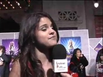 Selena Gomez at the Premiere for Hannah Montana Concert 362