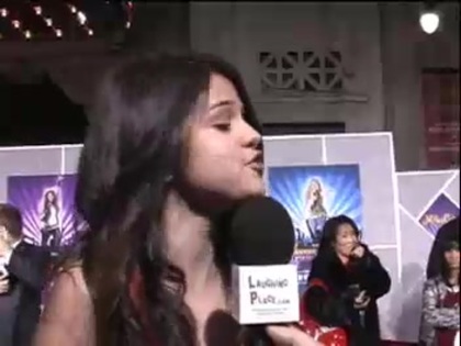 Selena Gomez at the Premiere for Hannah Montana Concert 363