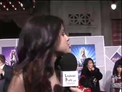 Selena Gomez at the Premiere for Hannah Montana Concert 364