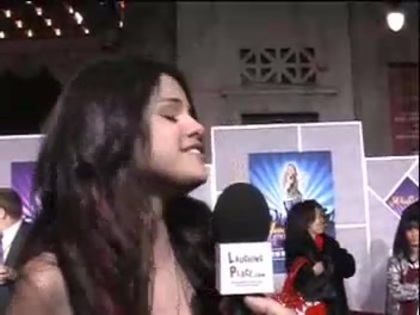 Selena Gomez at the Premiere for Hannah Montana Concert 368