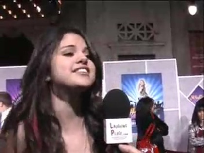 Selena Gomez at the Premiere for Hannah Montana Concert 370