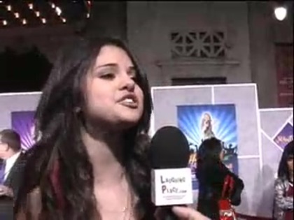 Selena Gomez at the Premiere for Hannah Montana Concert 372