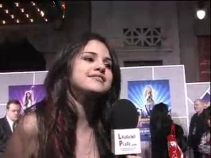 Selena Gomez at the Premiere for Hannah Montana Concert 386