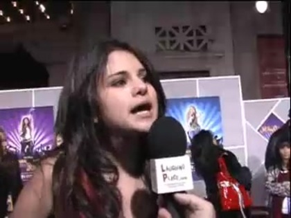Selena Gomez at the Premiere for Hannah Montana Concert 424