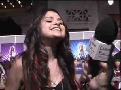 Selena Gomez at the Premiere for Hannah Montana Concert 471
