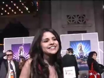 Selena Gomez at the Premiere for Hannah Montana Concert 484