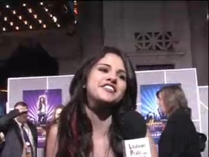 Selena Gomez at the Premiere for Hannah Montana Concert 491