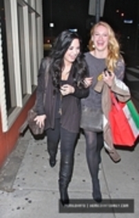 32668027_BZXNWOMYJ - Demitzu - MARCH 4TH - Leaving Dan Tanas Restaurant in Hollywood CA