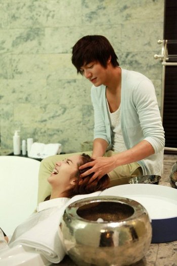 Funny stuff - Park Min Young and Lee Min Ho
