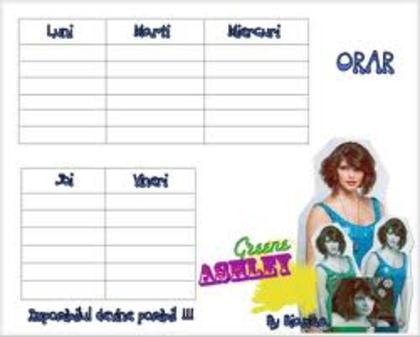 orar ashley green - orare dragutze