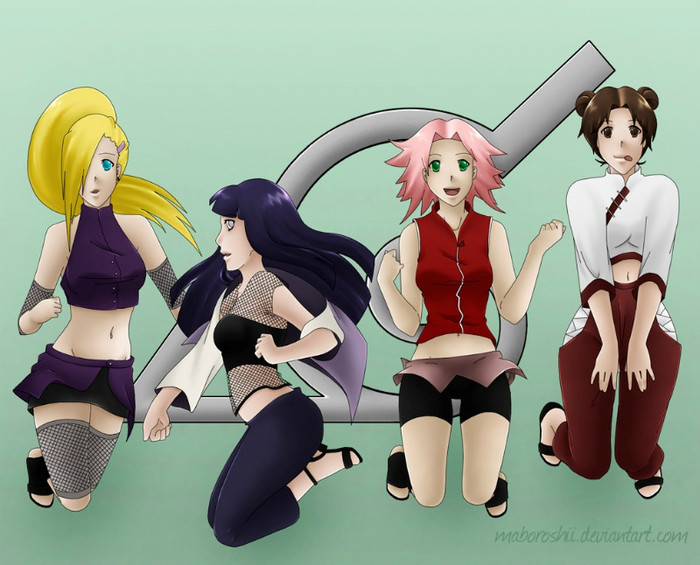 JUMP_by_maboroshii - 2012Naruto girls