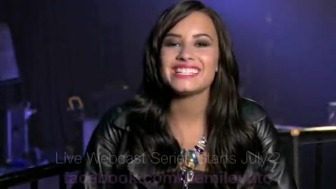 Demi Lovato - Live Webcast Series 008 - Demilush - Live Webcast Series