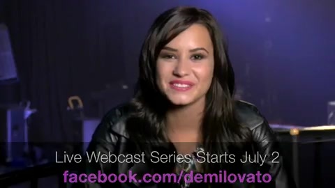 Demi Lovato - Live Webcast Series 111 - Demilush - Live Webcast Series