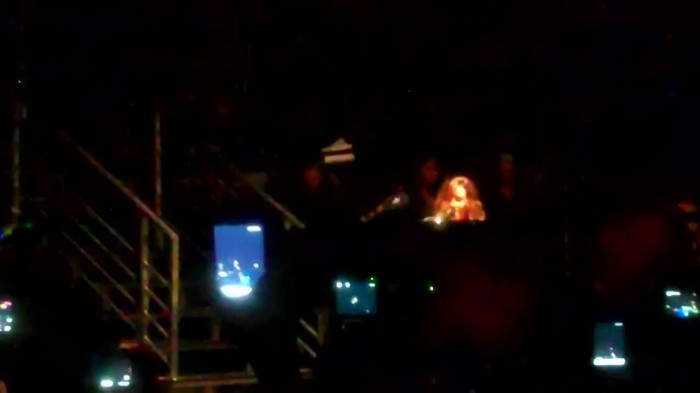 Demi Lovato - Skyscraper (Live in New York - fan video) 1361
