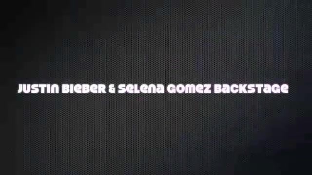 Selena Gomez & Justin Bieber backstage at The Tonight Show 004 - Selena Gomez and Justin Bieber backstage at The Tonight Show