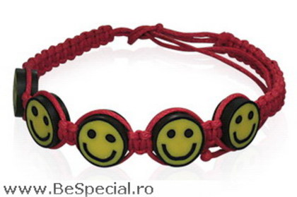 Bratara fantezie cu Happy Smiling Face - ll BeSpecial ro ll