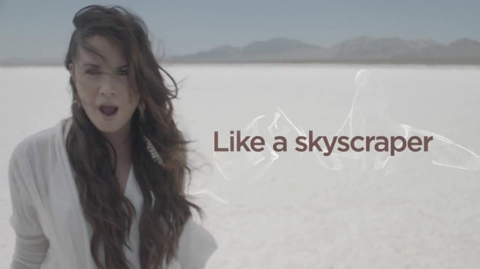 Demi Lovato - Skyscraper (Official lyric video) 743