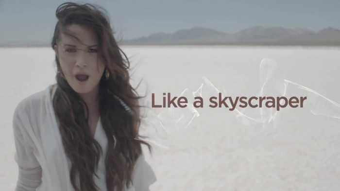 Demi Lovato - Skyscraper (Official lyric video) 745