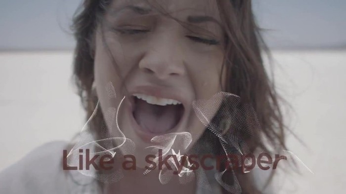 Demi Lovato - Skyscraper (Official lyric video) 1383 - Demilush - Skyscraper Official lyric video Part oo3