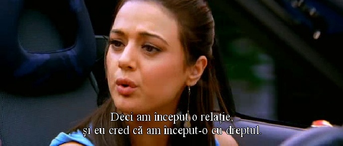 Deci am inceput o relatie, si eu cred ca am inceput-o cu dreptul.