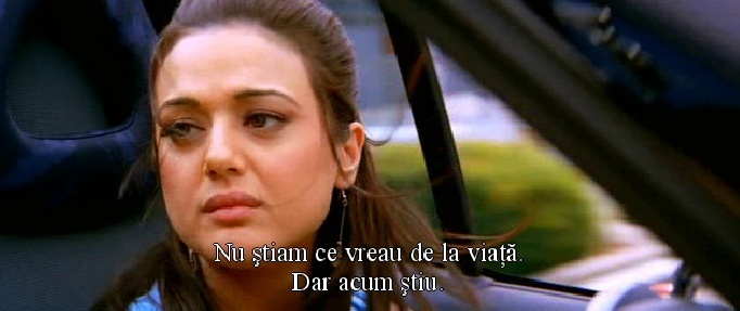 Nu stiam ce vreau de la viata. Dar acum stiu.
