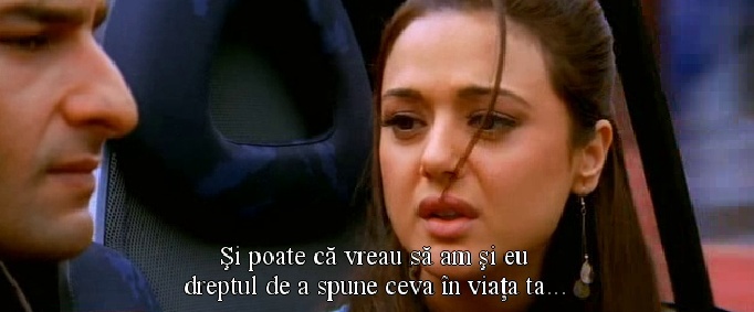 Si poate ca vreau sa am si eu dreptul de a zice cva in viata ta..