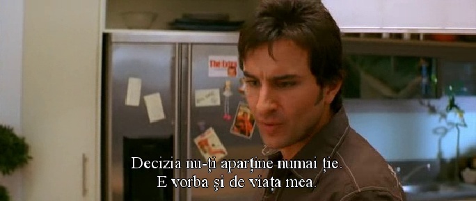 Decizia nu-ti apartine tie. E vorba si de viata mea.