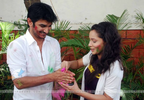 126815-sushant-singh-rajput-and-ankita-lokhande-at-zoom-holi-party-in - Manav si Archana