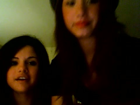 demi lovato and selena gomez with SPECIAL GUEST!!! 1110