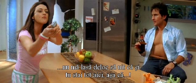 - ii inchide tv-ul cu telecomanda, si i-o ia -
