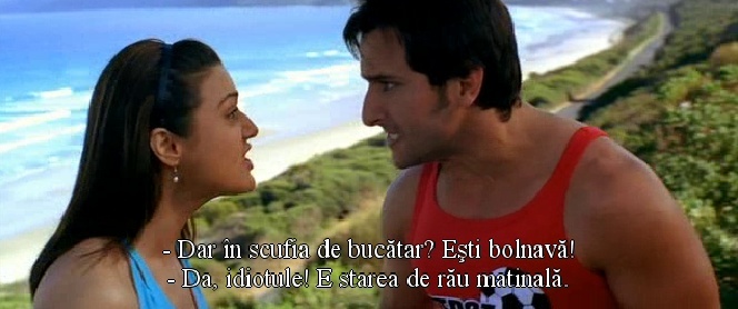 Amby: Da, idiotule.Sunt bolnava..E starea de rau matinala.