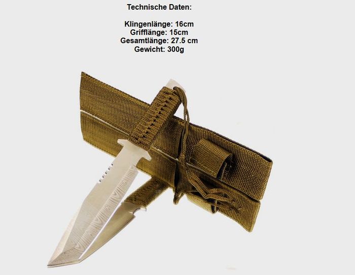 Model Tanto de la Haller - Macete si Cutite militare de mari dimensiuni