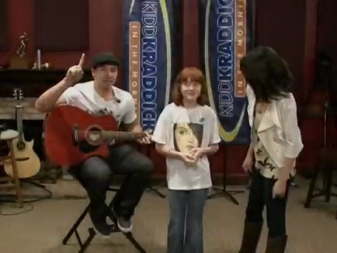 Selena Gomez dances to Kesha _Tik-Tok_ and sings Jason Mraz _I'm Yours_ on Kidd Kraddick 005