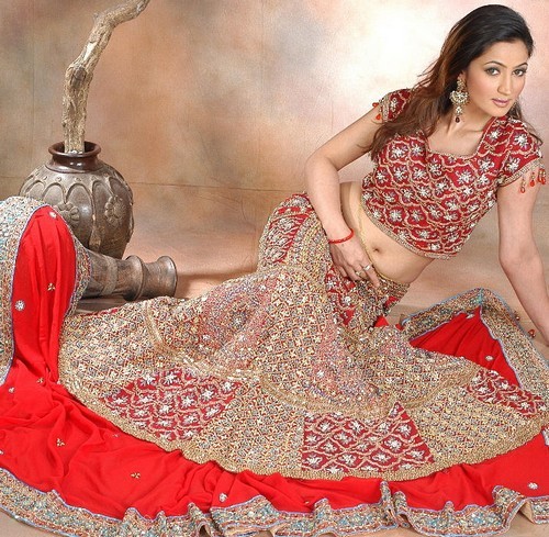 Tinuta-de-nunta-indiana - Imbracaminte indiana - sari