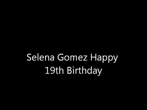 Selena Gomez Happy 19th Birthday 007