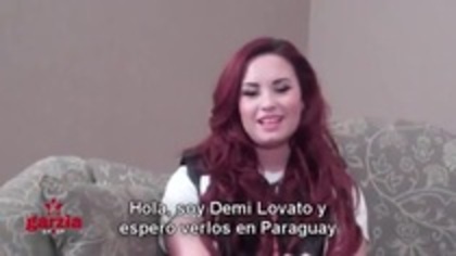 Demi (23) - Demilush - Send A Message To Paraguay Lovatics Part oo1