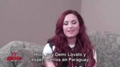 Demi (86) - Demilush - Send A Message To Paraguay Lovatics Part oo1