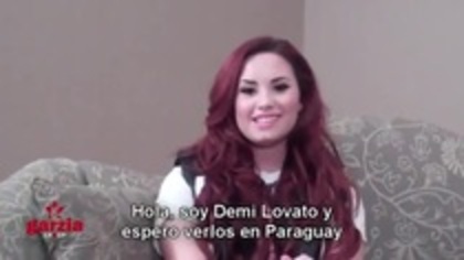 Demi (105) - Demilush - Send A Message To Paraguay Lovatics Part oo1