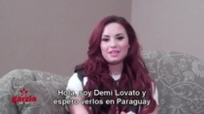 Demi (117) - Demilush - Send A Message To Paraguay Lovatics Part oo1