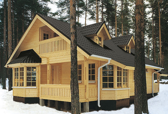 2 - Vila din lemn