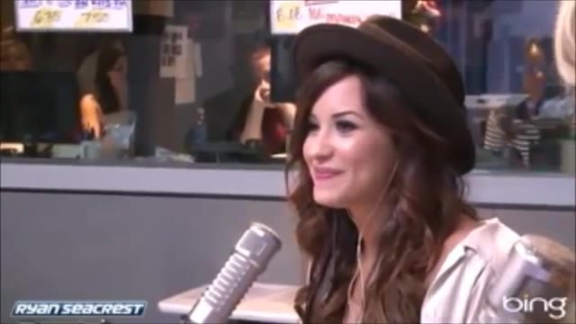 Demi Lovato\'s Interview with Ryan Seacrest -Skyscraper premier [Full] 0098