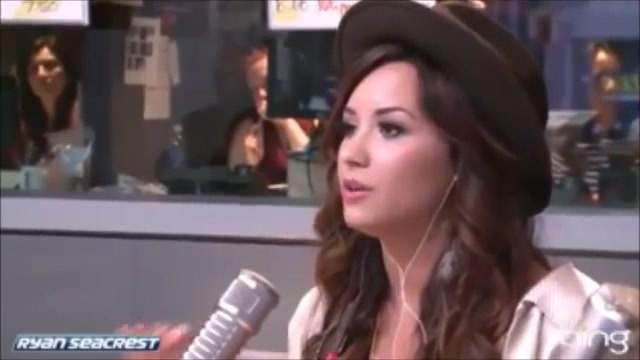 Demi Lovato\'s Interview with Ryan Seacrest -Skyscraper premier [Full] 0755