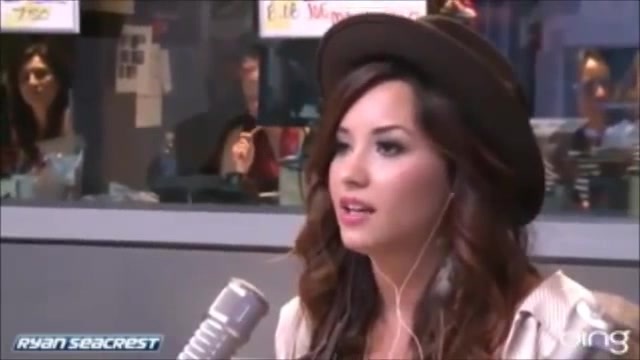 Demi Lovato\'s Interview with Ryan Seacrest -Skyscraper premier [Full] 0769