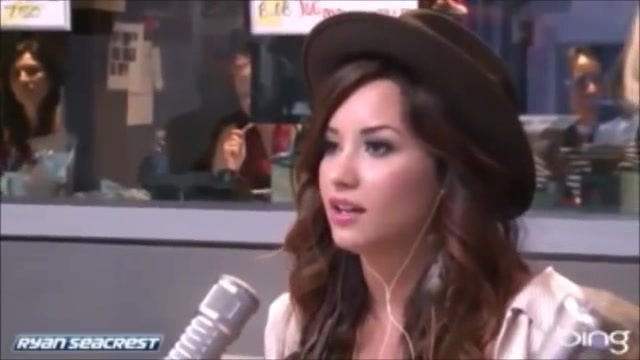 Demi Lovato\'s Interview with Ryan Seacrest -Skyscraper premier [Full] 0770