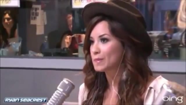 Demi Lovato\'s Interview with Ryan Seacrest -Skyscraper premier [Full] 0791
