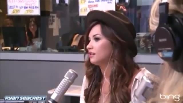 Demi Lovato\'s Interview with Ryan Seacrest -Skyscraper premier [Full] 0455