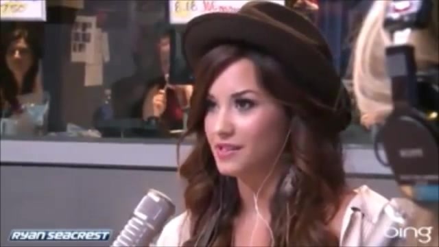 Demi Lovato\'s Interview with Ryan Seacrest -Skyscraper premier [Full] 0870